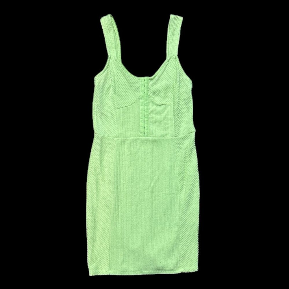 Forever 21 bright green sleeveless dress.  Size M